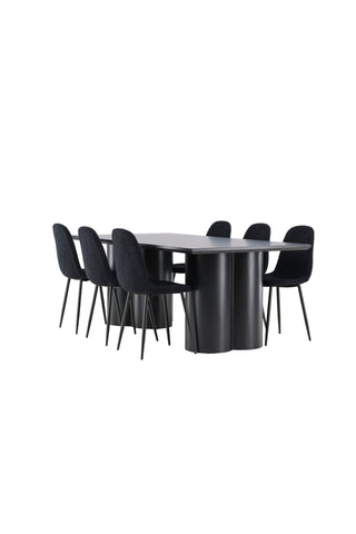 Venture Home Olivia matbord med Polar matstol