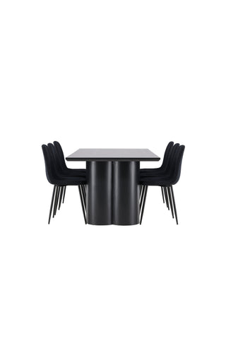 Venture Home Olivia matbord med Polar matstol