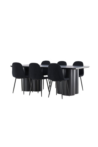 Venture Home Olivia matbord med Polar matstol