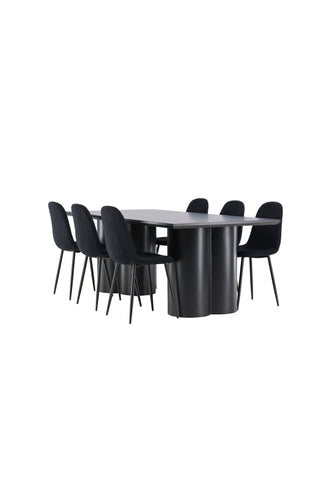 Venture Home Olivia matbord med Polar matstol