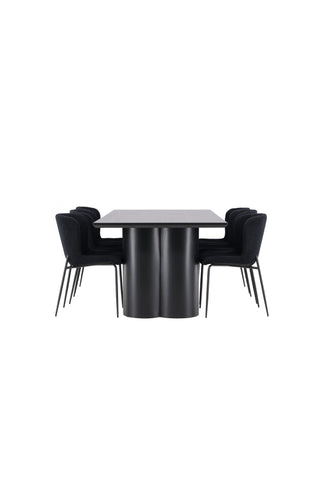 Venture Home Olivia matbord med Modesto matstol