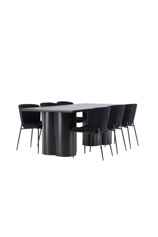 Venture Home Olivia matbord med Modesto matstol