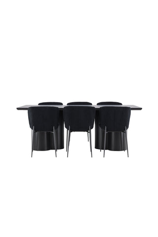 Venture Home Olivia matbord med Modesto matstol