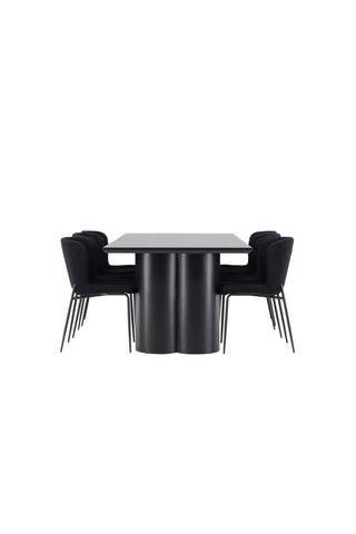 Venture Home Olivia matbord med Modesto matstol