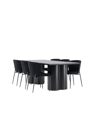 Venture Home Olivia matbord med Modesto matstol