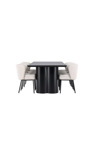 Venture Home Olivia matbord med Agnes matstol