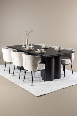 Venture Home Olivia matbord med Agnes matstol