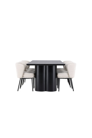 Venture Home Olivia matbord med Agnes matstol