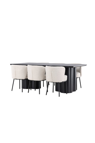 Venture Home Olivia matbord med Agnes matstol