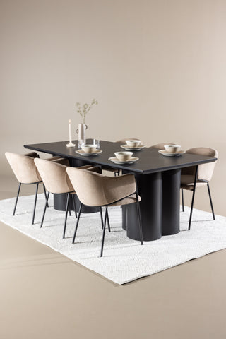 Venture Home Olivia matbord med Evelina matstol