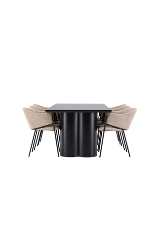 Venture Home Olivia matbord med Evelina matstol