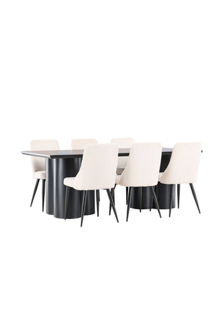 Venture Home Olivia matbord med Leone matstol