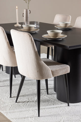 Venture Home Olivia matbord med Leone matstol