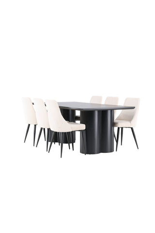Venture Home Olivia matbord med Leone matstol