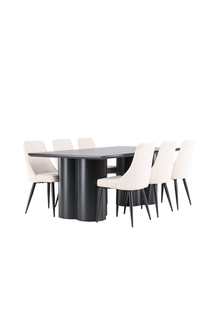 Venture Home Olivia matbord med Leone matstol