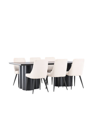 Venture Home Olivia matbord med Leone matstol