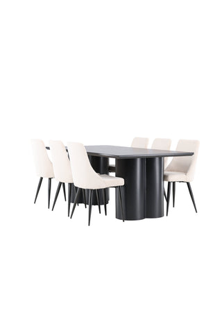 Venture Home Olivia matbord med Leone matstol