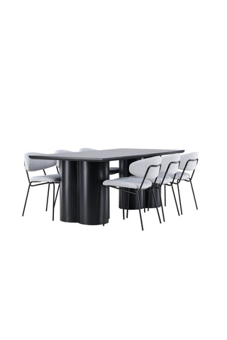 Venture Home Olivia matbord med Chico matstol