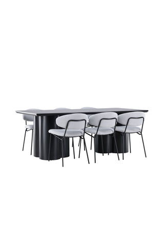 Venture Home Olivia matbord med Chico matstol