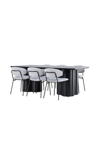Venture Home Olivia matbord med Chico matstol