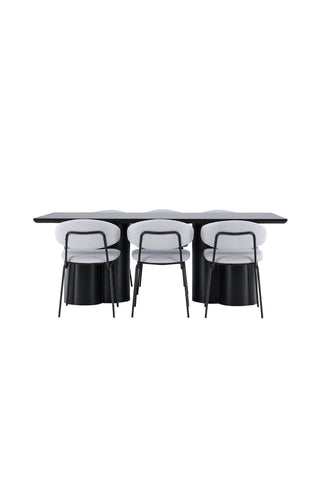 Venture Home Olivia matbord med Chico matstol