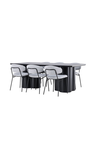 Venture Home Olivia matbord med Chico matstol