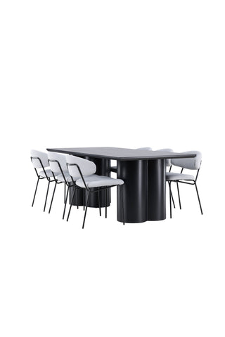 Venture Home Olivia matbord med Chico matstol