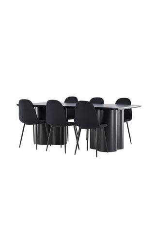 Venture Home Olivia matbord med Polar matstol