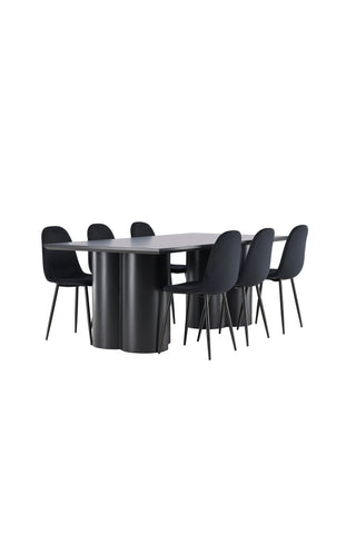 Venture Home Olivia matbord med Polar matstol