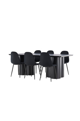 Venture Home Olivia matbord med Polar matstol