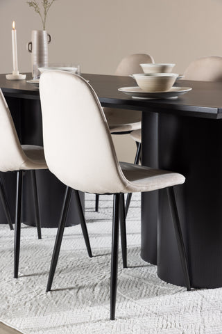 Venture Home Olivia matbord med Polar matstol
