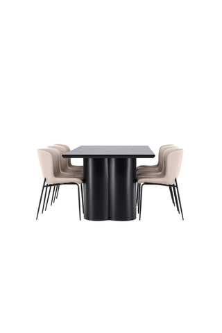 Venture Home Olivia matbord med Modesto matstol