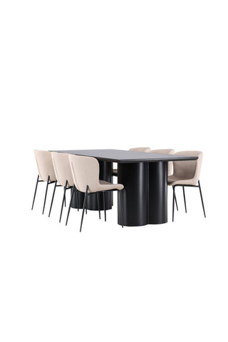 Venture Home Olivia matbord med Modesto matstol