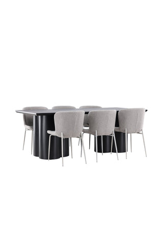 Venture Home Olivia matbord med Modesto matstol