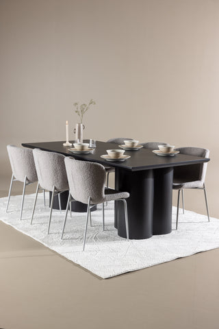 Venture Home Olivia matbord med Modesto matstol