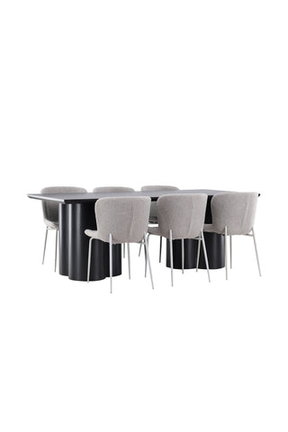 Venture Home Olivia matbord med Modesto matstol