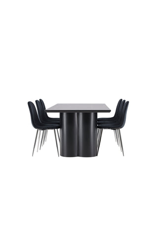 Venture Home Olivia matbord med Polar matstol