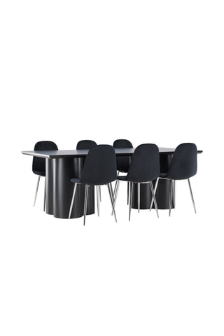 Venture Home Olivia matbord med Polar matstol