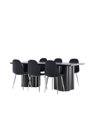 Venture Home Olivia matbord med Polar matstol