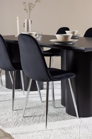 Venture Home Olivia matbord med Polar matstol