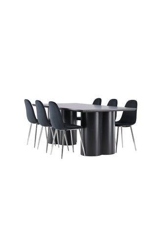 Venture Home Olivia matbord med Polar matstol