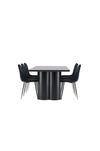 Venture Home Olivia matbord med Polar matstol