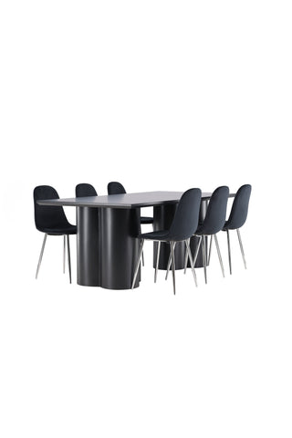Venture Home Olivia matbord med Polar matstol