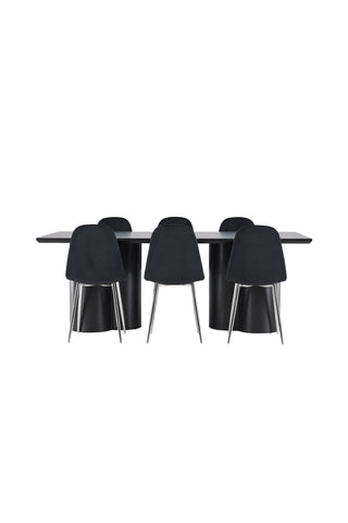 Venture Home Olivia matbord med Polar matstol