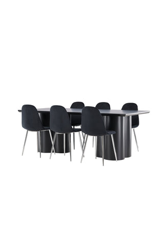 Venture Home Olivia matbord med Polar matstol