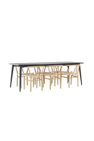Venture Home Ellis matbord med Alfons matstol