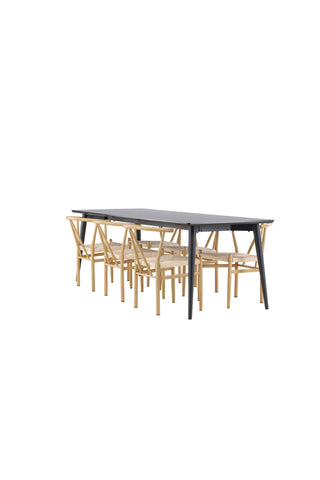 Venture Home Ellis matbord med Alfons matstol