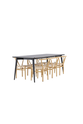 Venture Home Ellis matbord med Alfons matstol