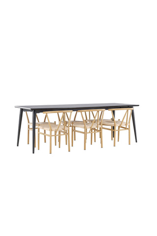 Venture Home Ellis matbord med Alfons matstol