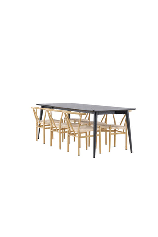 Venture Home Ellis matbord med Alfons matstol